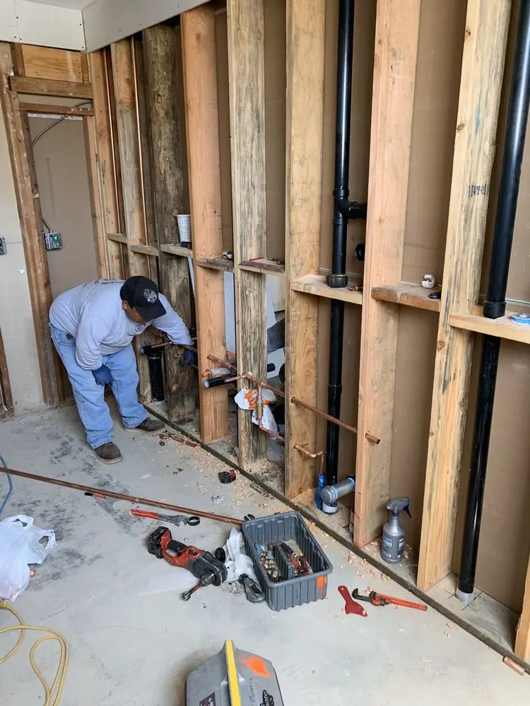 Commercial rough-in plumbing for Water Heater Replacement in University Woods